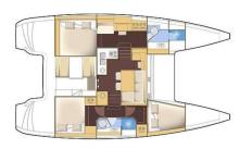 Lagoon 39 : Boat layout