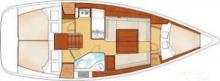 Oceanis 34 : Boat layout