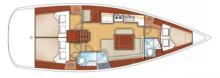 Oceanis 440 : Cabins layout Oceanis 440 : Cabins layout