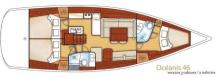 Ocenais 46 : Cabins layout
