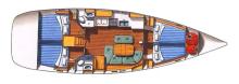 Oceanis 473 : Cabins layout Oceanis 473 : Cabins layout