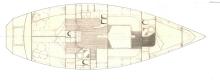 Ovni 39 : Cabins layout Ovni 39 : Cabins layout