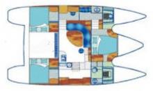 Privilege 395 : Boat layout