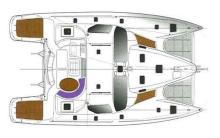 Privilège 495 : Deck layout Privilège 495 : Deck layout
