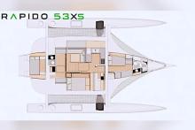 Rapido 53XS : Cabins layout