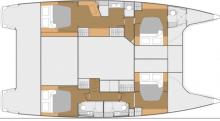 Saba 50 Maestro : Cabins layout