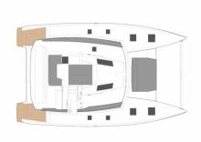 Saona 47 Maestro : Deck layout Saona 47 Maestro : Deck layout