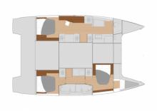 Saona 47 Maestro : Cabin layout Saona 47 Maestro : Cabin layout