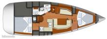 Sun Odyssey 39i : Boat layout