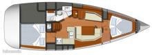 Sun Odyssey 39i : Boat layout Sun Odyssey 39i : Boat layout