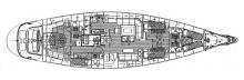 Swan 68 : Cabins layout