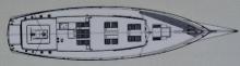 TIOGA 68 : Deck layout
