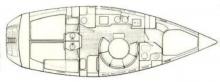 Voyage 12.50 : Boat layout