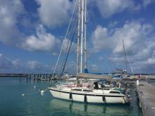 Moody 34: In the marina