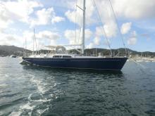 Moody 54 : At anchor in Martinique