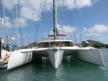 NEEL-TRIMARANS NEEL 47 : At the pontoon in Martinique