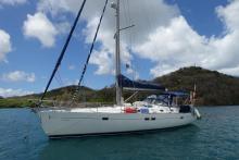Bénéteau Oceanis 411 Clipper : At anchor in Martinique
