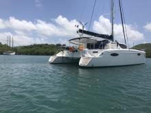 Orana 44: At anchor in Martinique