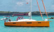 RM 1070: At anchor in Caribbean