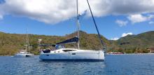 Jeanneau Sun Odyssey 39 DS : At anchor in Caribbean