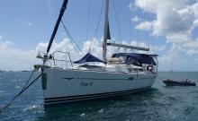 Jeanneau Sun Odyssey 42i : At anchor in Martinique