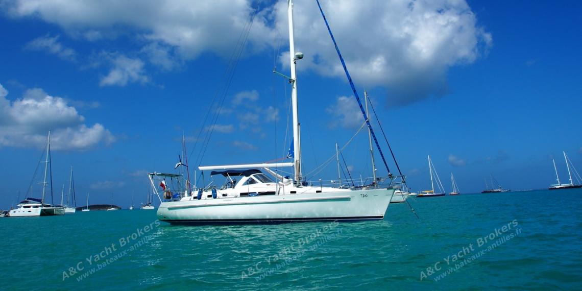 Bénéteau Oceanis 44 CC : At anchor in the Caribbean Bénéteau Oceanis 44 CC : At anchor in the Caribbean
