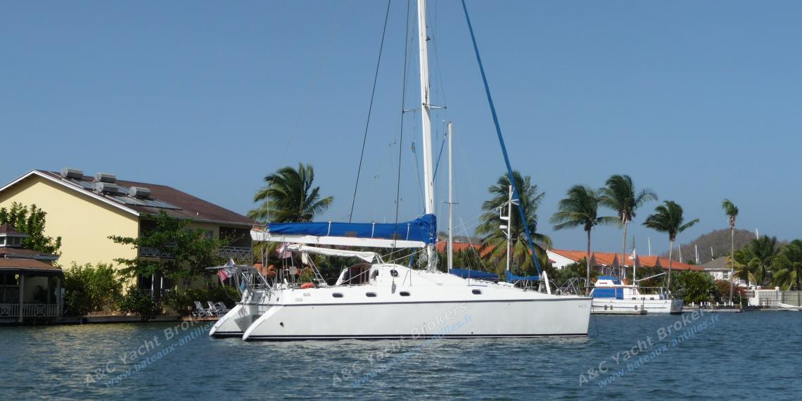 Jeantot Marine Privilge 12 m : At anchor Jeantot Marine Privilge 12 m : At anchor