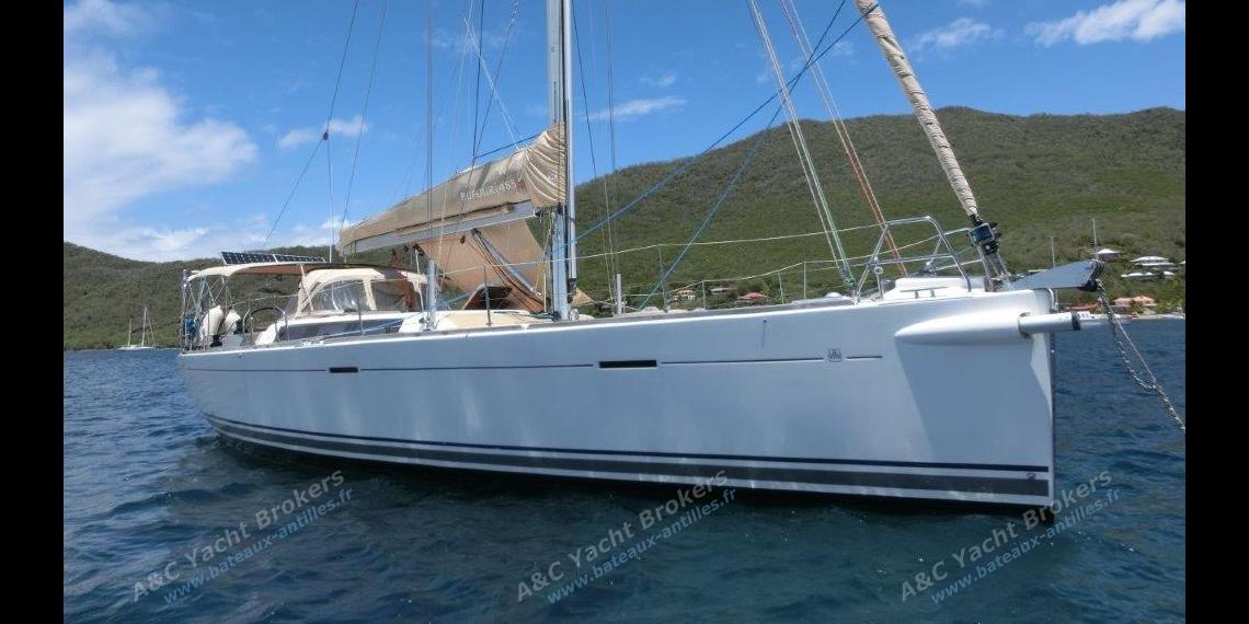 Dufour 485 Grand Large: At anchor in Martinique Dufour 485 Grand Large: At anchor in Martinique