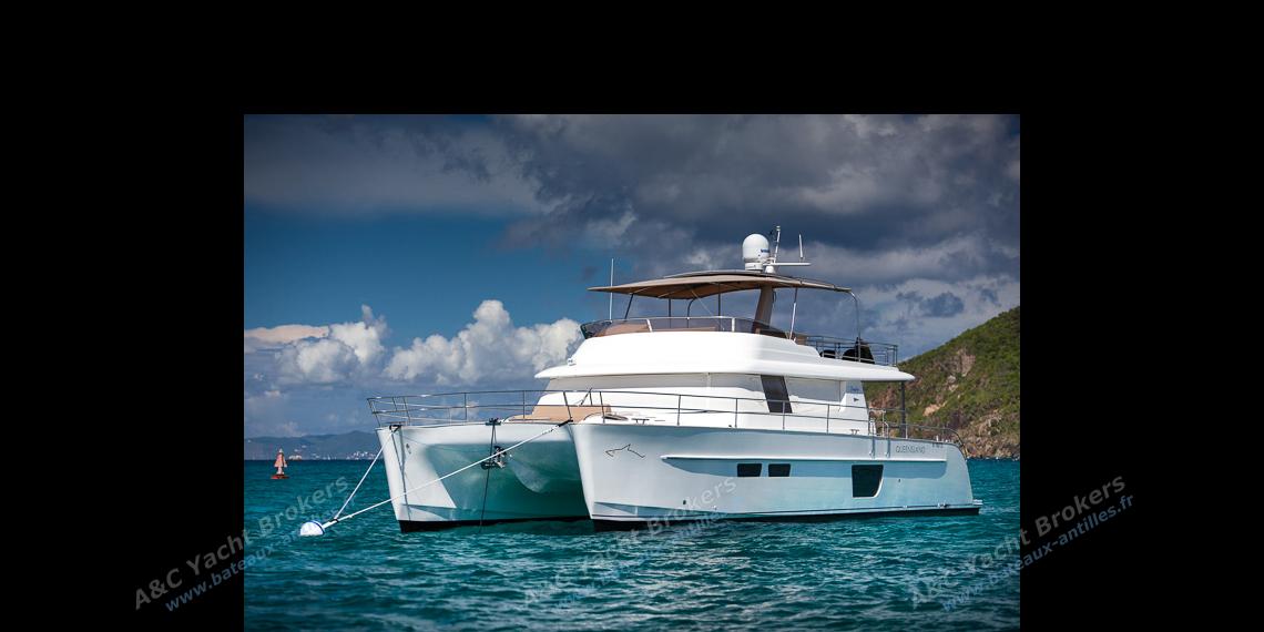 Fountaine Pajot Motor Yachts Queensland 55 : Anchorage at Saint Barth Fountaine Pajot Motor Yachts Queensland 55 : Anchorage at Saint Barth