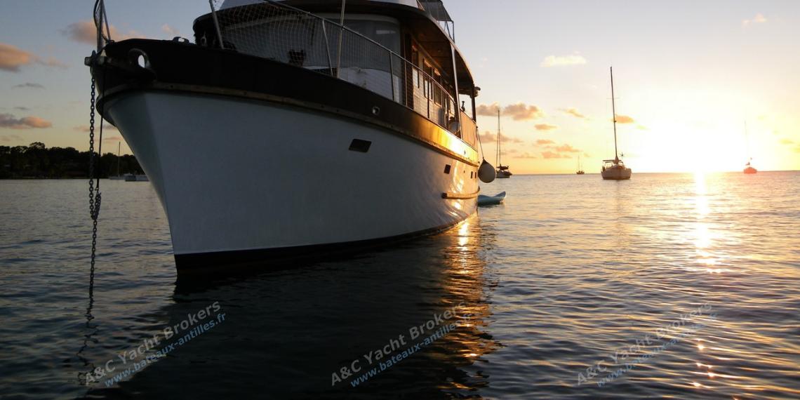 Cheoy Lee Europa 53’ : Martinique anchorage Cheoy Lee Europa 53’ : Martinique anchorage