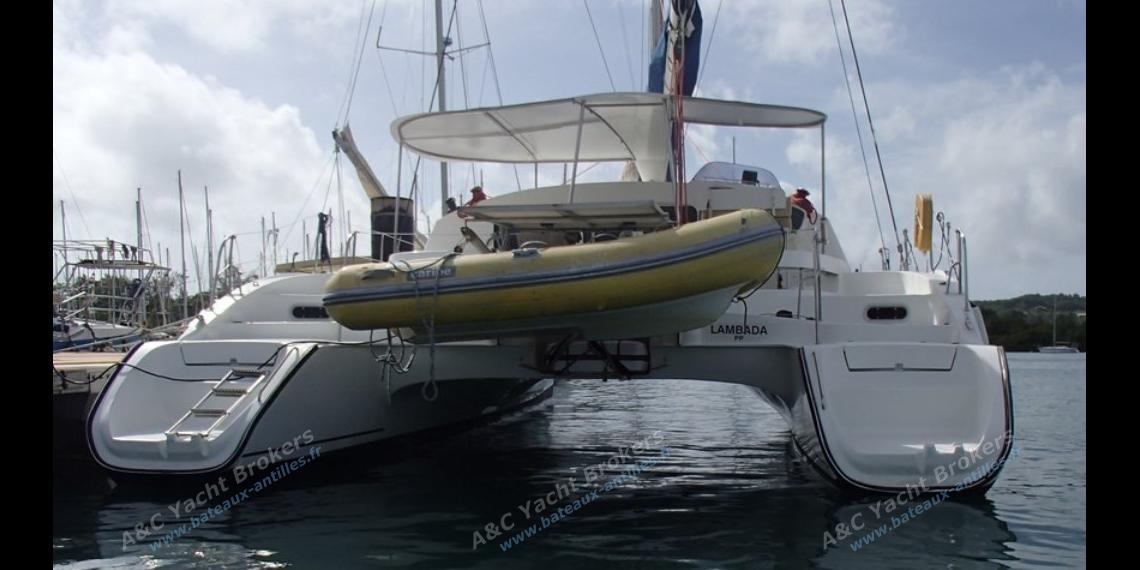 In the marina - Fountaine Pajot Lavezzi 40, Used (2006) - Guadeloupe (Ref 475) In the marina - Fountaine Pajot Lavezzi 40, Used (2006) - Guadeloupe (Ref 475)