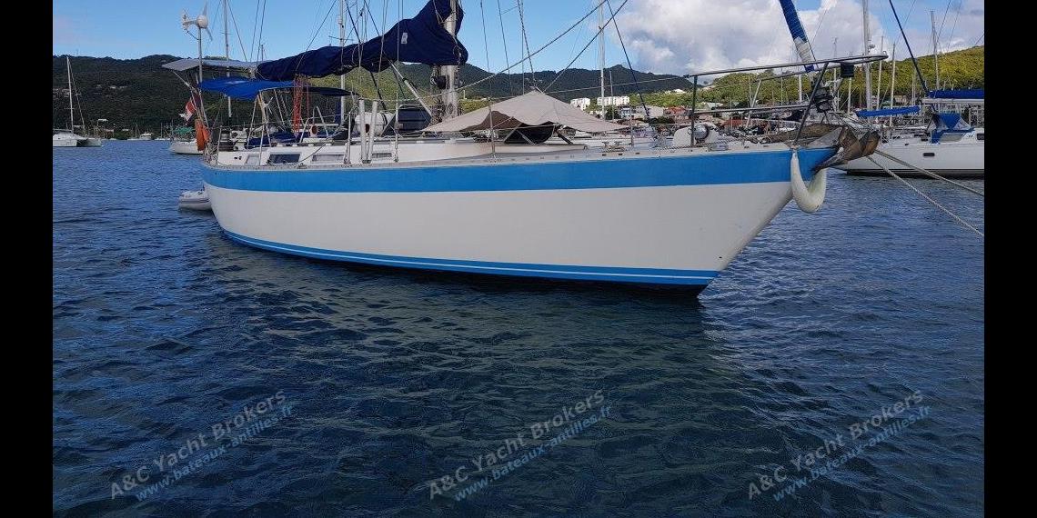 Hood 38: At anchorage in Martinique Hood 38: At anchorage in Martinique