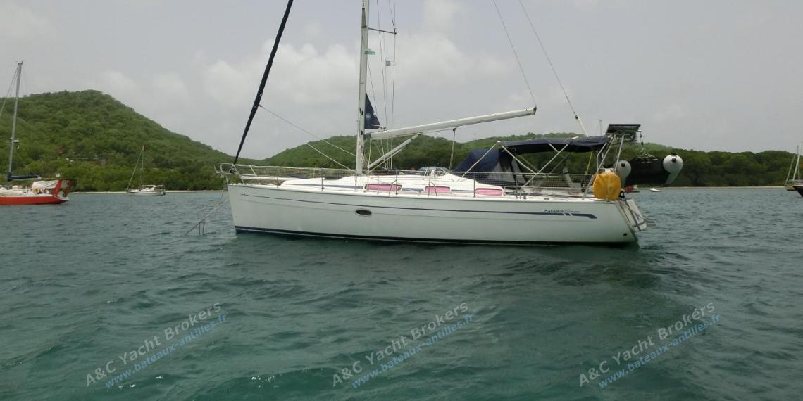Bavaria 38 Cruiser: At anchorage in Martinique Bavaria 38 Cruiser: At anchorage in Martinique