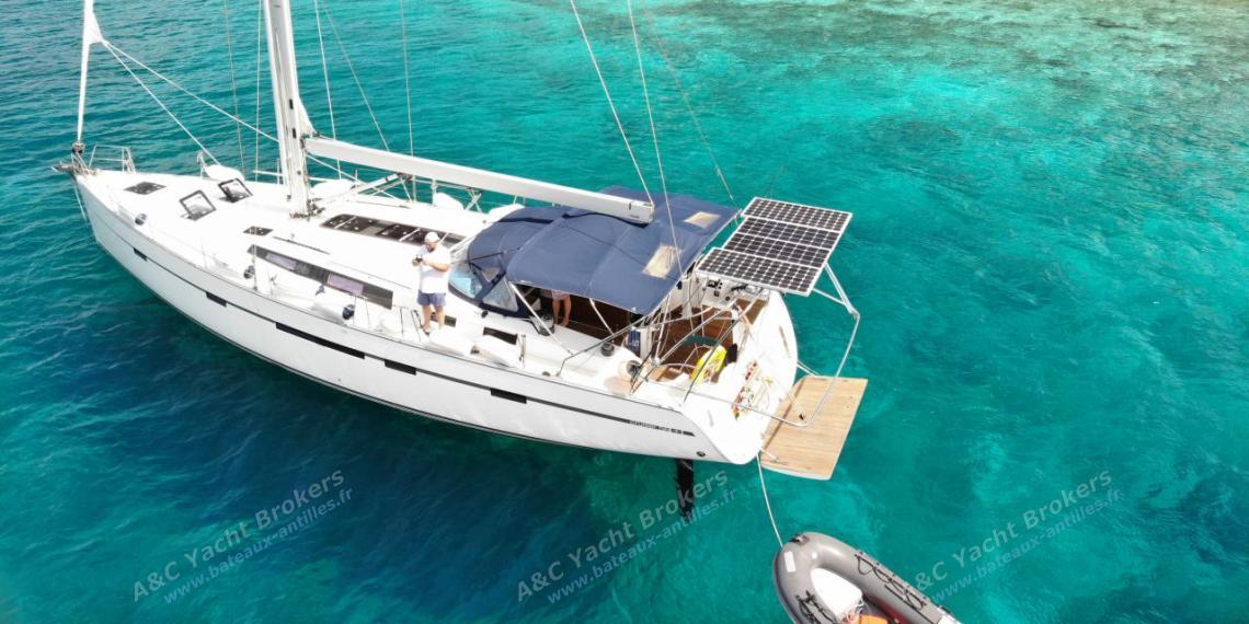 Bavaria 56 cruiser: At anchor in Caribbean Bavaria 56 cruiser: At anchor in Caribbean