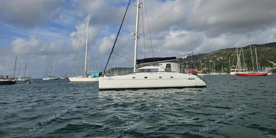 Fountaine Pajot Belize 43 : Marin anchorage in Martinique Fountaine Pajot Belize 43 : Marin anchorage in Martinique
