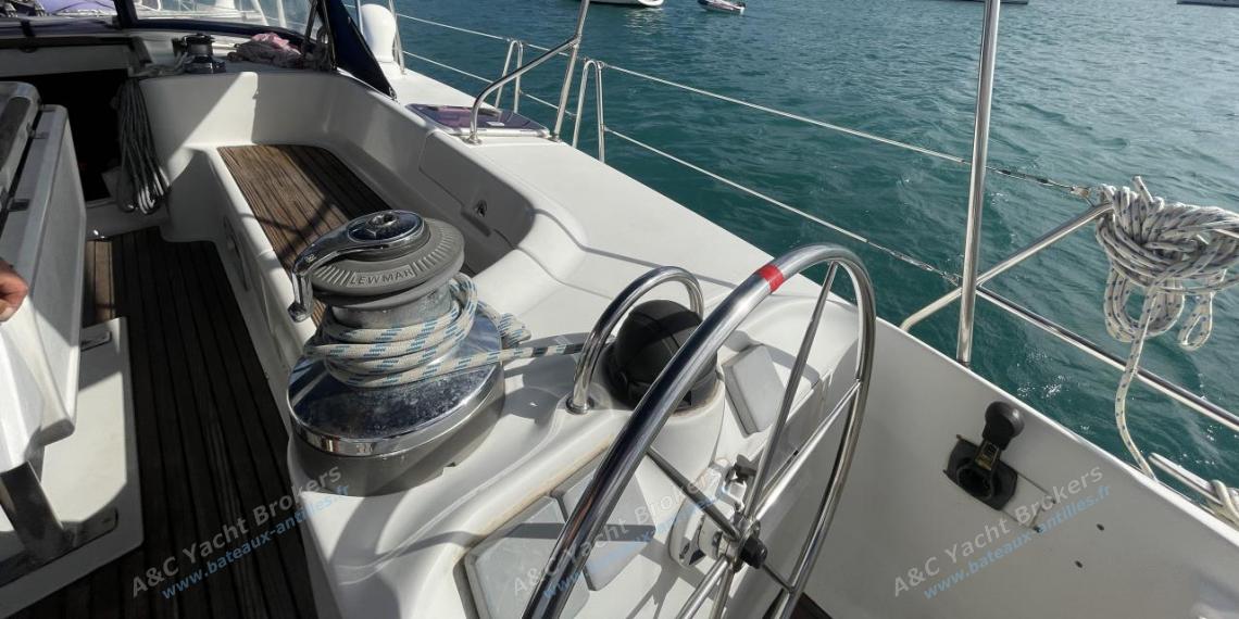 Bénéteau 50 : Starboard helm station Bénéteau 50 : Starboard helm station