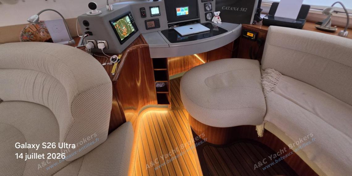 Catana Catana 582 : Charts table Catana Catana 582 : Charts table
