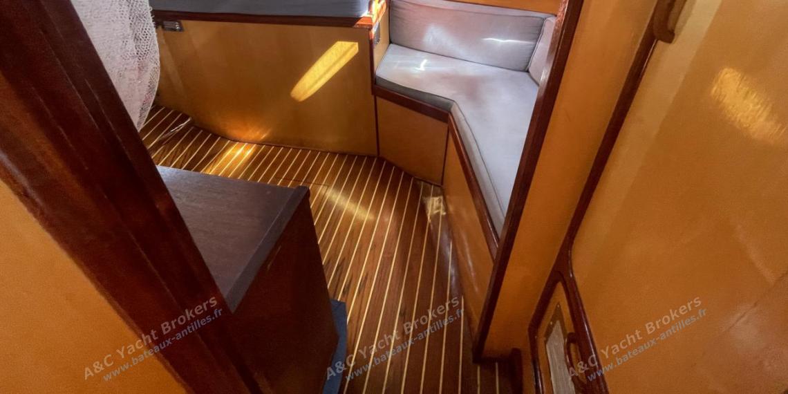 Ocean Bound Yachts Crossbow 40 : Aft cabin seen from the galley Ocean Bound Yachts Crossbow 40 : Aft cabin seen from the galley