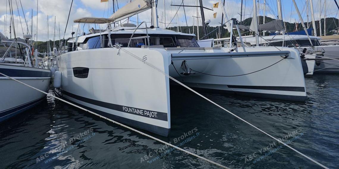 Fountaine Pajot Elba 45 maestro : In marina other view Fountaine Pajot Elba 45 maestro : In marina other view
