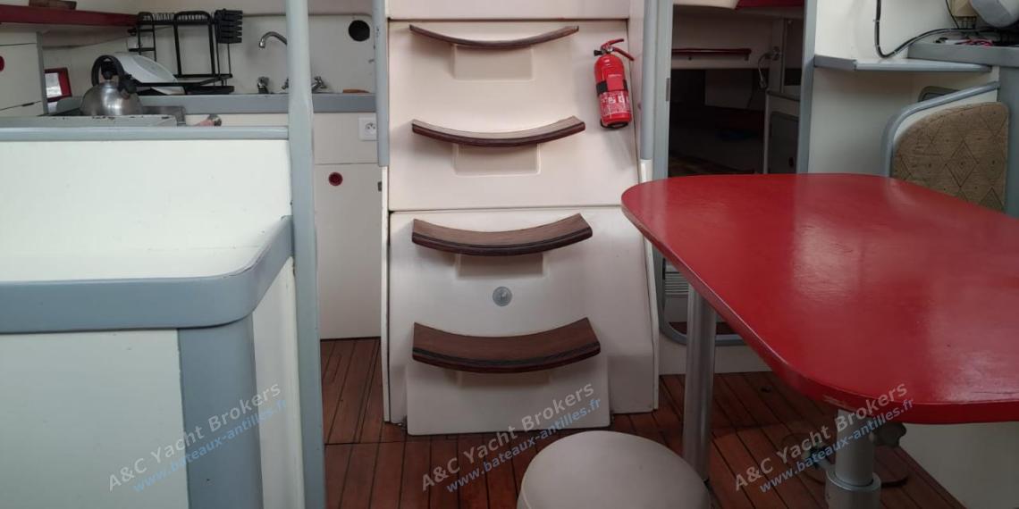 Bénéteau Evasion 36 : Other view from the forward cabin Bénéteau Evasion 36 : Other view from the forward cabin