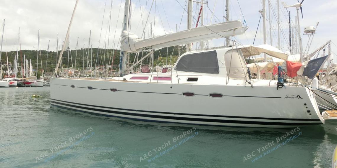 Hanse 531: In the marina Hanse 531: In the marina