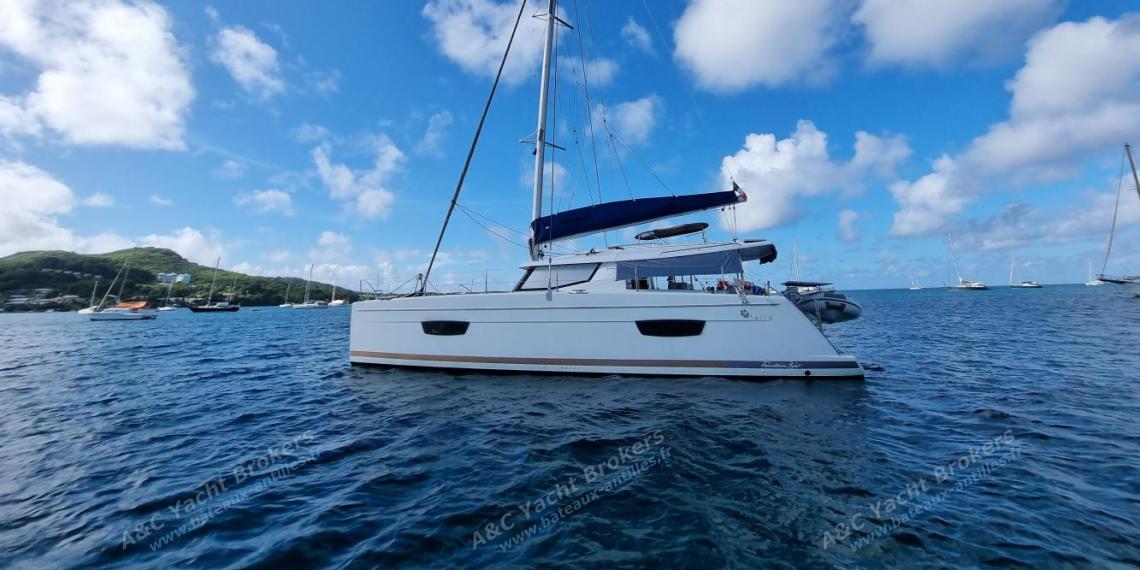 Fountaine Pajot Hélia 44 Quatuor : At Le Marin anchorage in Martinique Fountaine Pajot Hélia 44 Quatuor : At Le Marin anchorage in Martinique
