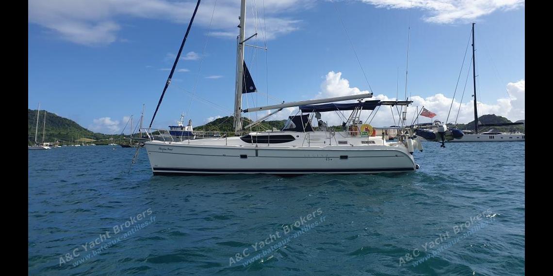 Hunter 45 CC: Le Marin anchorage in Martinique Hunter 45 CC: Le Marin anchorage in Martinique