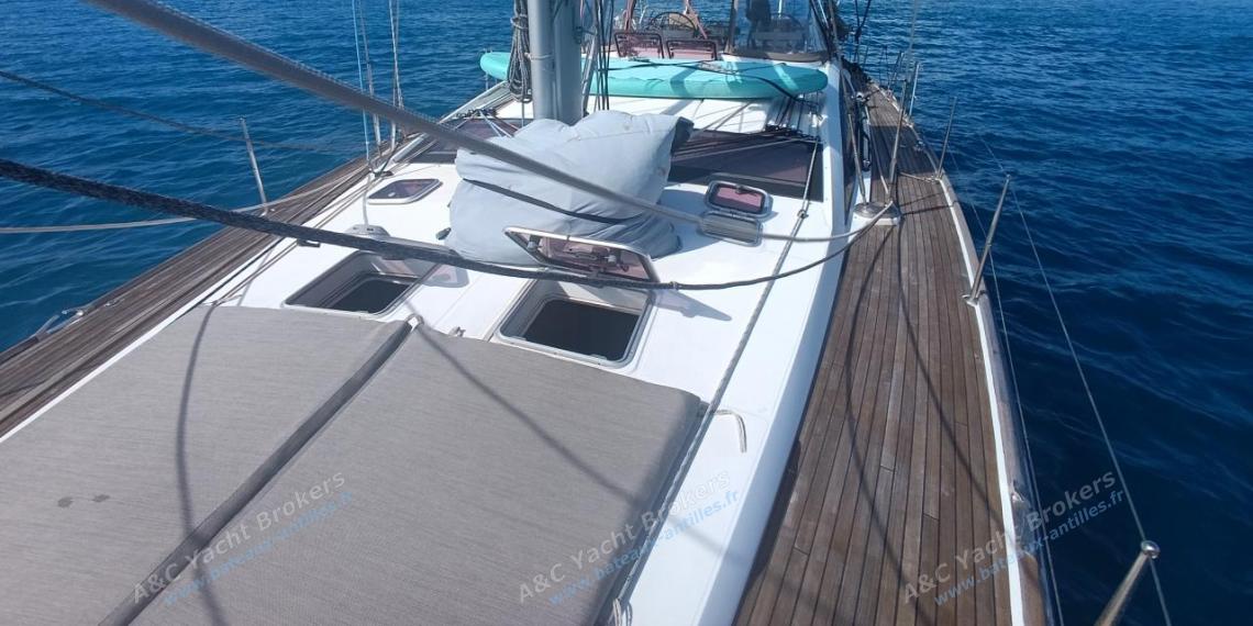 Jeanneau 57 : Forward sun mattress Jeanneau 57 : Forward sun mattress