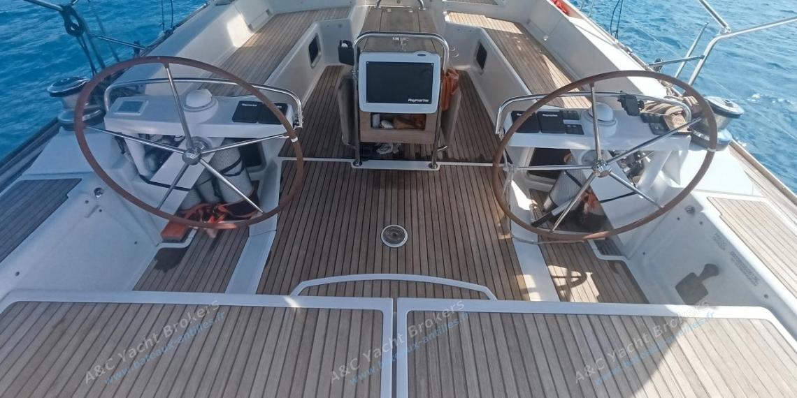 Jeanneau 57 : Double helm station Jeanneau 57 : Double helm station