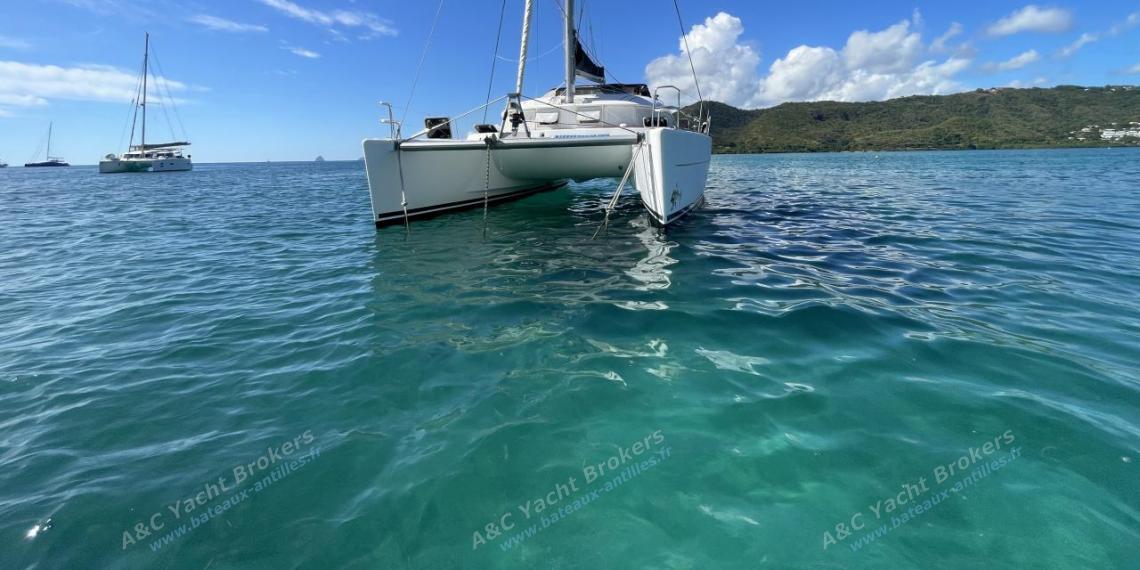 Lagoon 380 : At anchor in Martinique Lagoon 380 : At anchor in Martinique