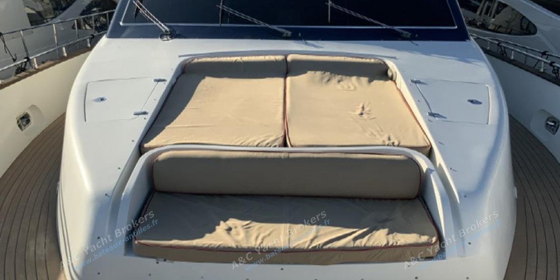 Cantiere Navale Arno Léopard 24 Fly : Sun mattress other view Cantiere Navale Arno Léopard 24 Fly : Sun mattress other view