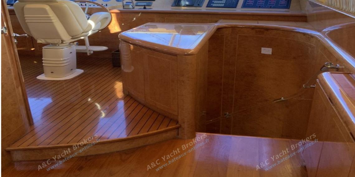 Cantiere Navale Arno Léopard 24 Fly : Overview of the wheelhouse Cantiere Navale Arno Léopard 24 Fly : Overview of the wheelhouse