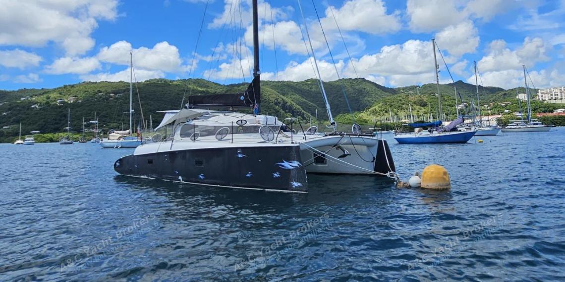 Lady Hawk Catamarans LH 37 Sport : At achorage in Martinique Lady Hawk Catamarans LH 37 Sport : At achorage in Martinique