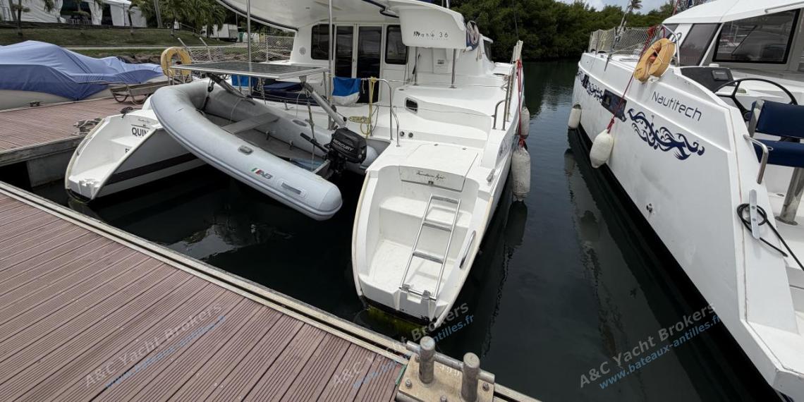 Fountaine Pajot Mahé 36 Evolution : In marina Fountaine Pajot Mahé 36 Evolution : In marina